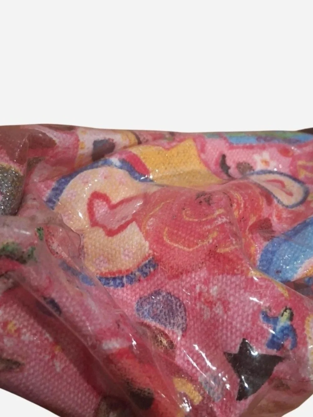 Fiorucci Pink Floral Heart Print Tote